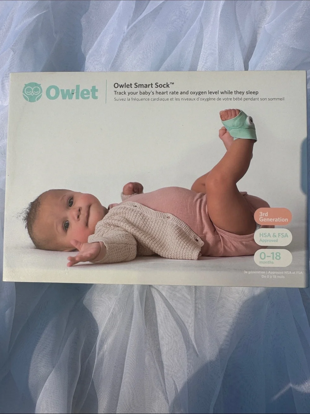 Owlet Smart Sock Baby Monitor – Mint Green